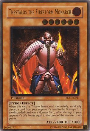 Thestalos the Firestorm Monarch (UTR) (RDS-EN021) - Rise of Destiny 1st Edition