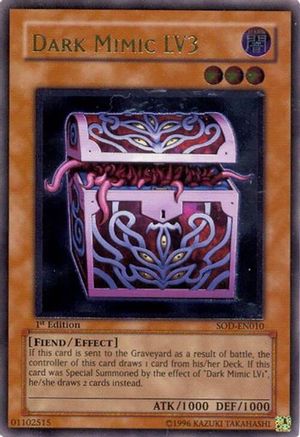 Dark Mimic LV3 (UTR) (SOD-EN010) - Soul of the Duelist 1st Edition