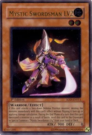 Mystic Swordsman LV2 (UTR) (SOD-EN011) - Soul of the Duelist 1st Edition