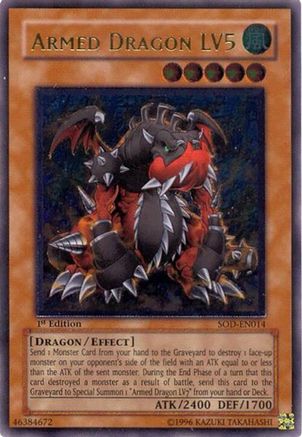 Armed Dragon LV5 (UTR) (SOD-EN014) - Soul of the Duelist Unlimited