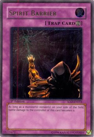 Spirit Barrier (UTR) (SOD-EN051) - Soul of the Duelist Unlimited