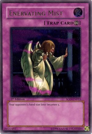 Enervating Mist (UTR) (SOD-EN053) - Soul of the Duelist 1st Edition