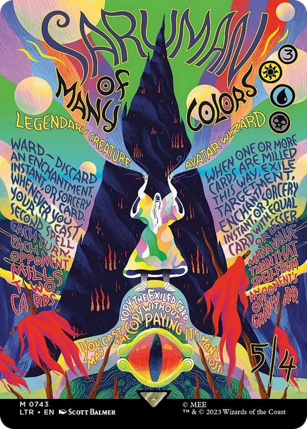 Saruman of Many Colors (Borderless Poster) (LTR-743) - The Lord of the Rings: Tales of Middle-earth