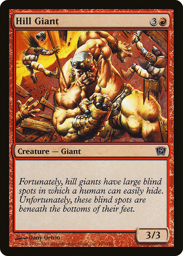 Hill Giant (9ED-197★) - 9th Edition Foil