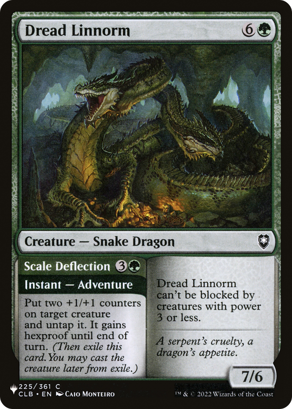 Dread Linnorm // Scale Deflection (LIST-CLB-225) - The List