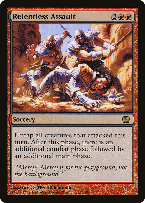 Relentless Assault (8ED-214) - 8th Edition Foil