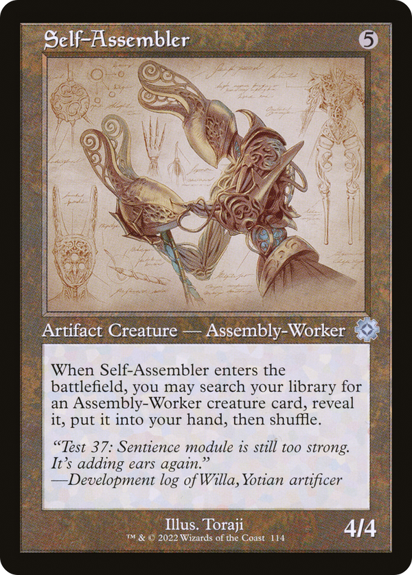 Self-Assembler (Schematic) (BRR-114) - The Brothers' War Retro Artifacts Foil