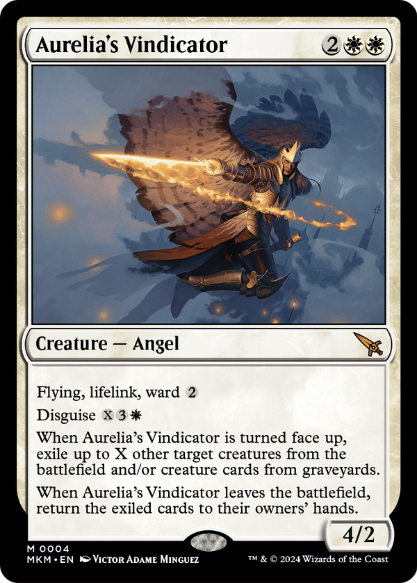 Aurelia's Vindicator (MKM-004) - Murders at Karlov Manor Foil