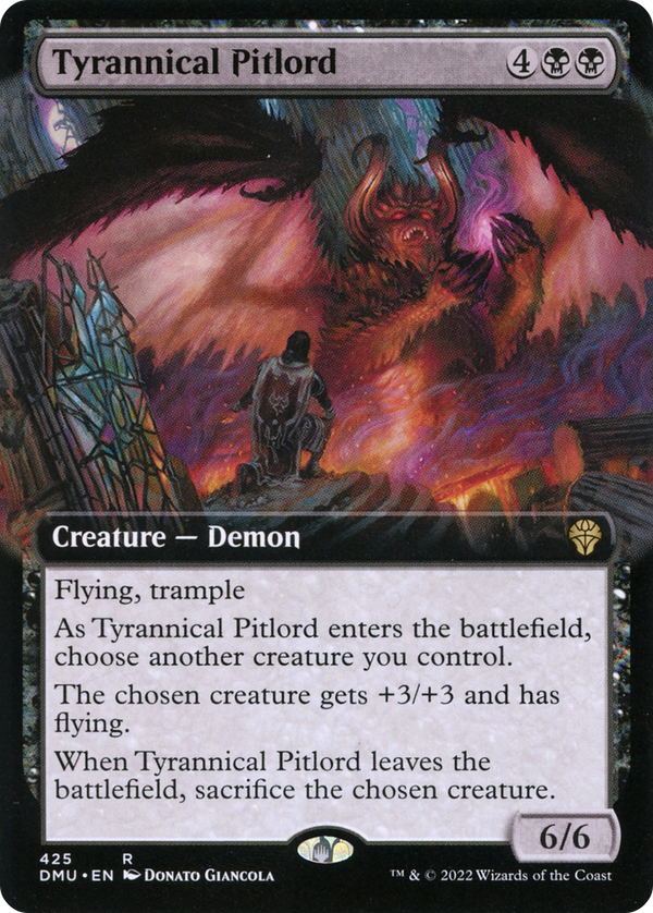 Tyrannical Pitlord (Extended Art) (DMU-425) - Dominaria United: (Extended Art) Foil