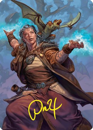 Drake Hatcher 2 Art Card (29/54) (Gold-Stamped Signature) (ASFDN-029) - Art Series: Foundations