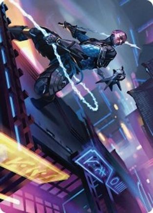 Kaito, Cunning Infiltrator Art Card (51/54) (ASFDN-051) - Art Series: Foundations