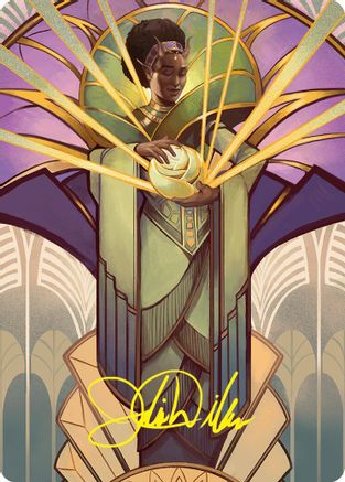 Bloom Tender Art Card (54/54) (Gold-Stamped Signature) (ASFDN-054) - Art Series: Foundations