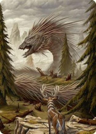 Quilled Greatwurm Art Card (44/54) (ASFDN-044) - Art Series: Foundations