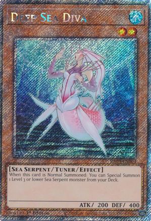 Deep Sea Diva (Platinum Secret Rare) (RA03-EN004) - Quarter Century Bonanza 1st Edition