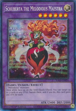 Schuberta the Melodious Maestra (PCR) (RA03-EN034) - Quarter Century Bonanza 1st Edition