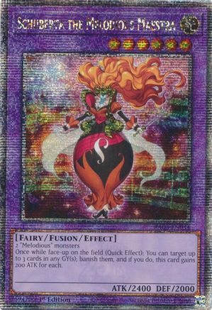 Schuberta the Melodious Maestra (Quarter Century Secret Rare) (RA03-EN034) - Quarter Century Bonanza 1st Edition