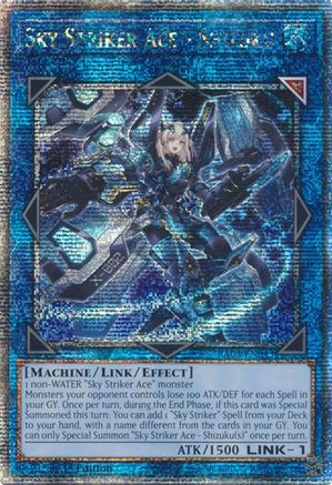 Sky Striker Ace - Shizuku (Quarter Century Secret Rare) (RA03-EN043) - Quarter Century Bonanza 1st Edition