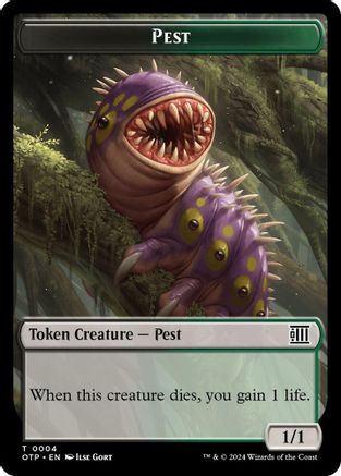 Pest // Plot Double-Sided Token (OTP-4 // 20) - Outlaws of Thunder Junction: Breaking News