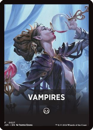 Vampires Theme Card (J25-027) - Foundations Jumpstart