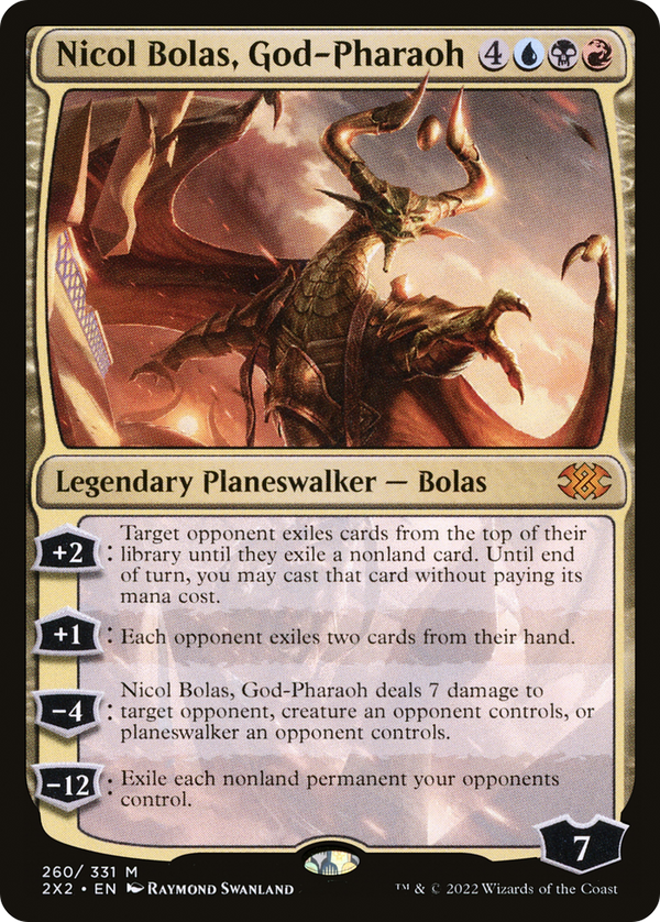 Nicol Bolas, God-Pharaoh (2X2-260) - Double Masters 2022 Foil