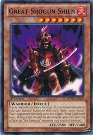 Great Shogun Shien (SDWA-EN009) - Structure Deck: Samurai Warlords 1st Edition