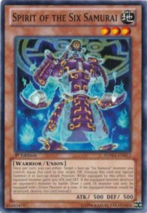Spirit of the Six Samurai (SDWA-EN012) - Structure Deck: Samurai Warlords 1st Edition