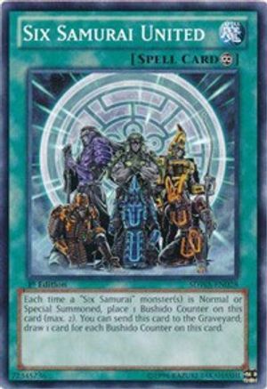 Six Samurai United (SDWA-EN028) - Structure Deck: Samurai Warlords 1st Edition
