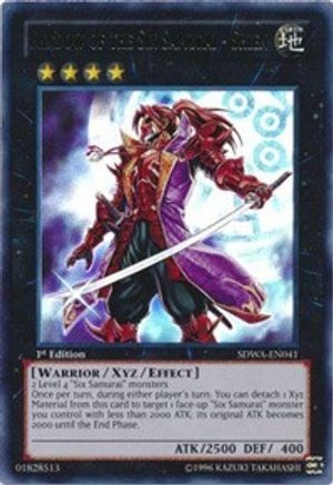 Shadow of the Six Samurai - Shien (SDWA-EN041) - Structure Deck: Samurai Warlords 1st Edition