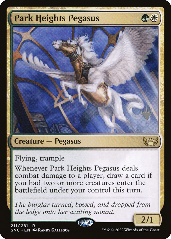 Park Heights Pegasus (PPSNC-211) - Streets of New Capenna Promos Foil