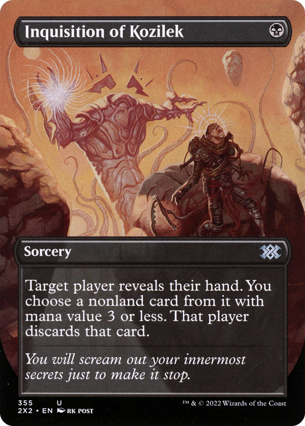 Inquisition of Kozilek (Borderless) (2X2-355) - Double Masters 2022