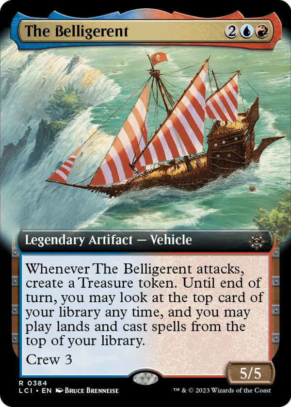 The Belligerent (Extended Art) (LCI-384) - The Lost Caverns of Ixalan: (Extended Art)