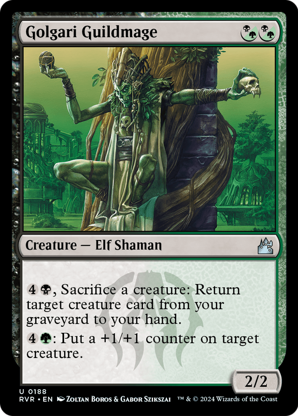Golgari Guildmage (RVR-188) - Ravnica Remastered