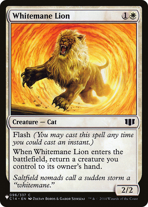Whitemane Lion (C14) (LIST-C14-96) - The List