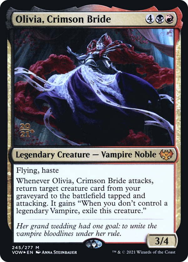 Olivia, Crimson Bride (PRE-245) - Innistrad: Crimson Vow Promos Foil