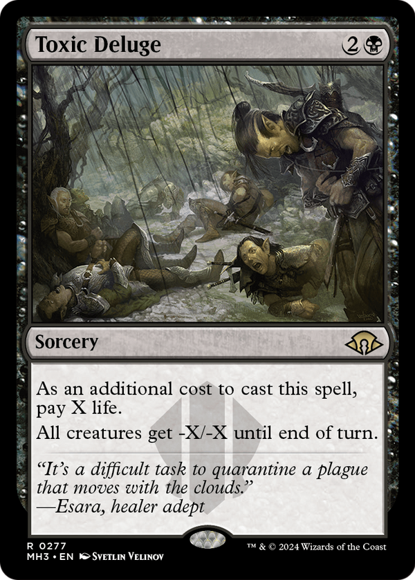 Toxic Deluge (MH3-277) - Modern Horizons 3 Foil