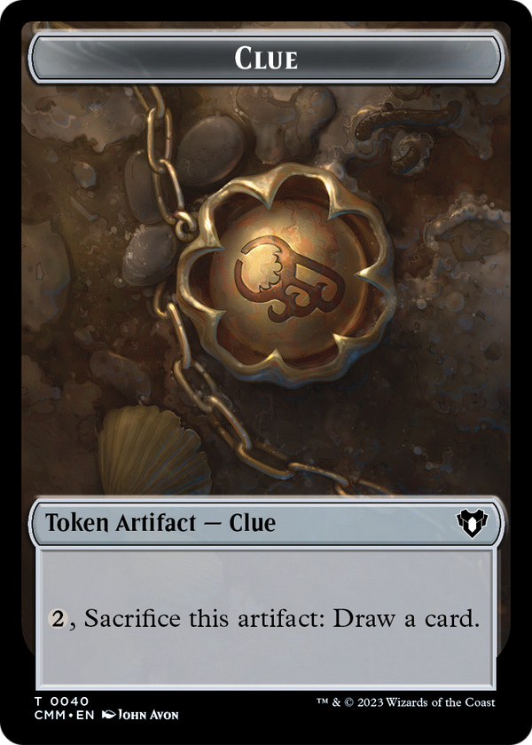 Clue (TCMM-040) - Commander Masters Tokens