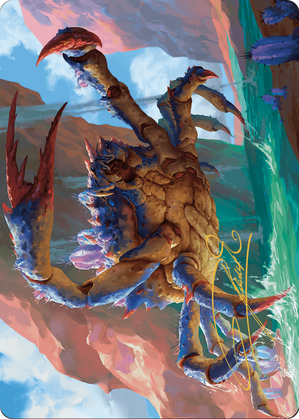 Canyon Crab // Canyon Crab (AOTJ-004) - Outlaws of Thunder Junction Art Series (Borderless) Foil