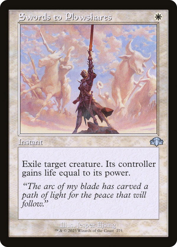 Swords to Plowshares (Retro Frame) (DMR-275) - Dominaria Remastered
