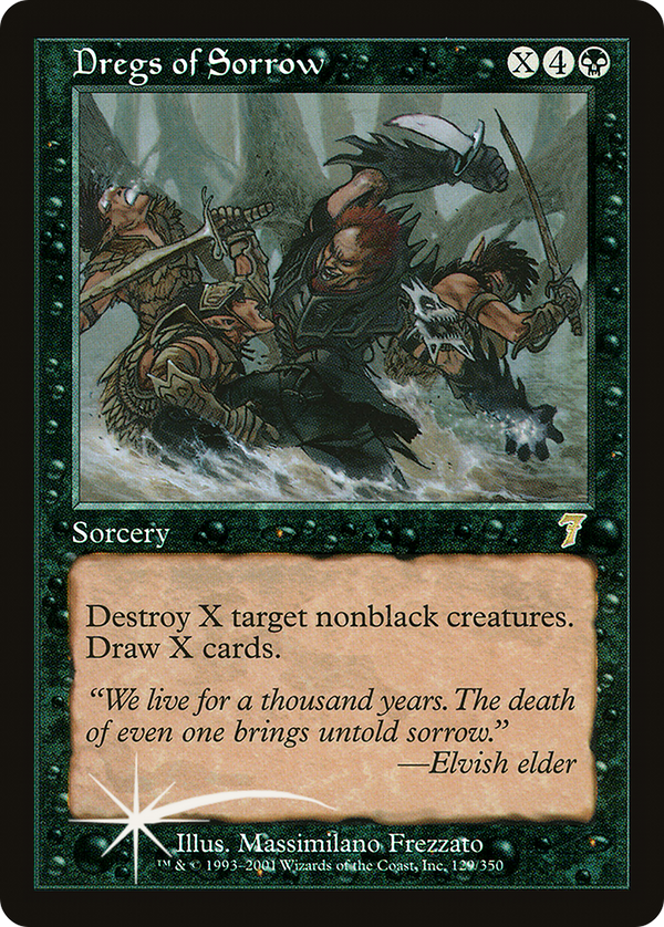 Dregs of Sorrow (7ED-129★) - 7th Edition