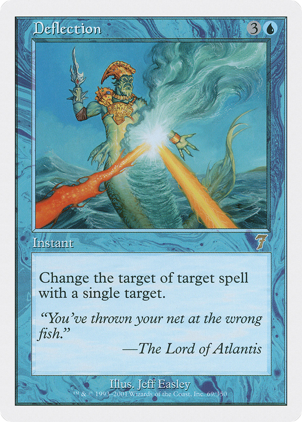 Deflection (7ED-069) - 7th Edition Foil
