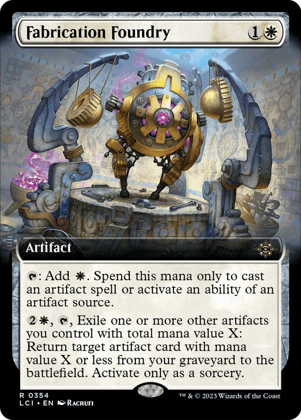 Fabrication Foundry (Extended Art) (LCI-354) - The Lost Caverns of Ixalan: (Extended Art) Foil