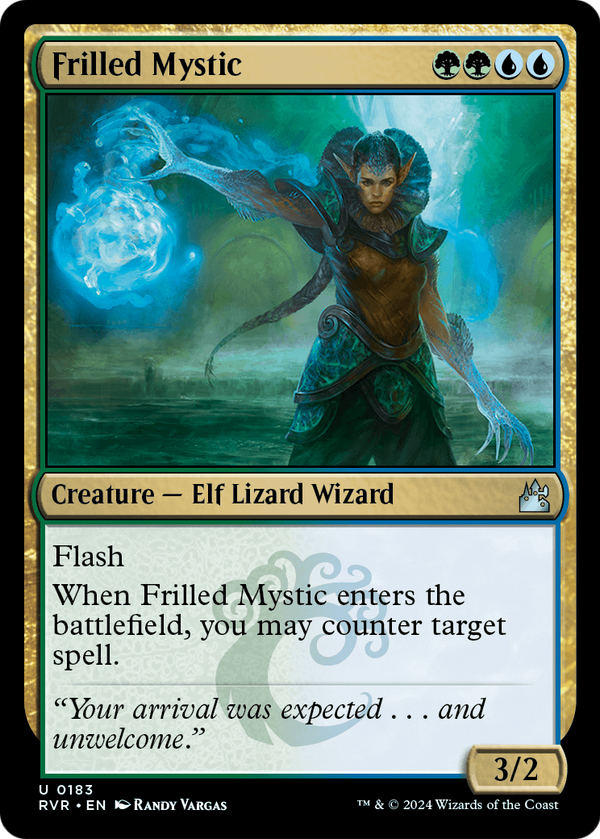 Frilled Mystic (RVR-183) - Ravnica Remastered Foil