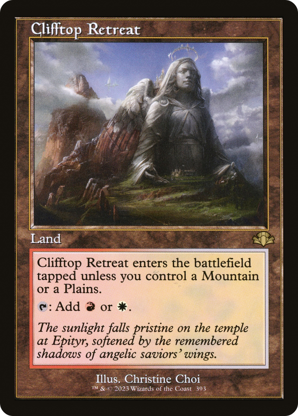 Clifftop Retreat (Retro Frame) (DMR-393) - Dominaria Remastered Foil