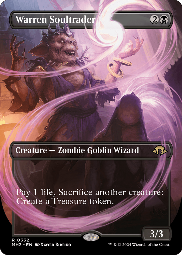 Warren Soultrader (Borderless) (MH3-332) - Modern Horizons 3 Foil