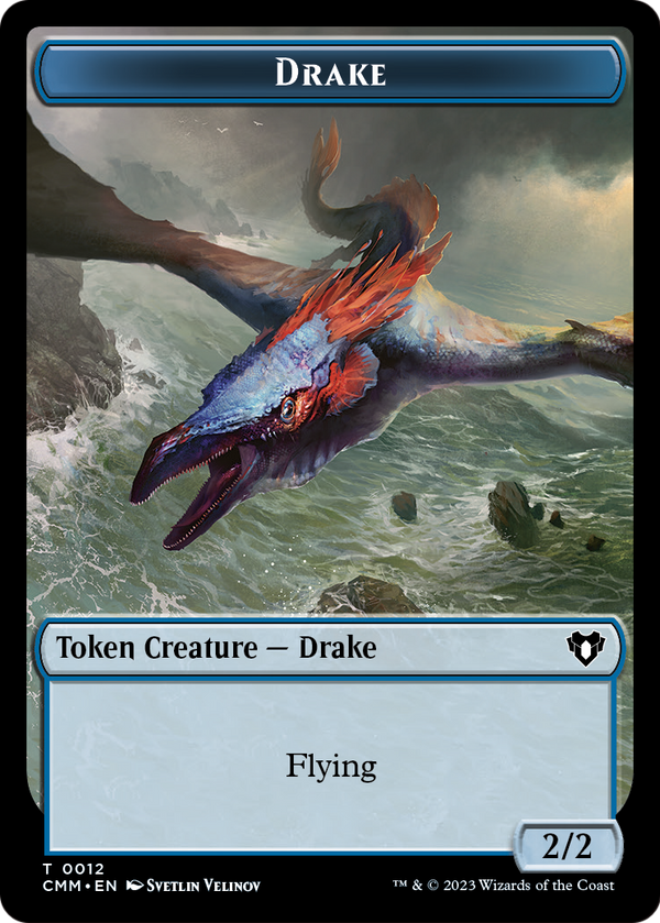Drake (TCMM-012) - Commander Masters Tokens