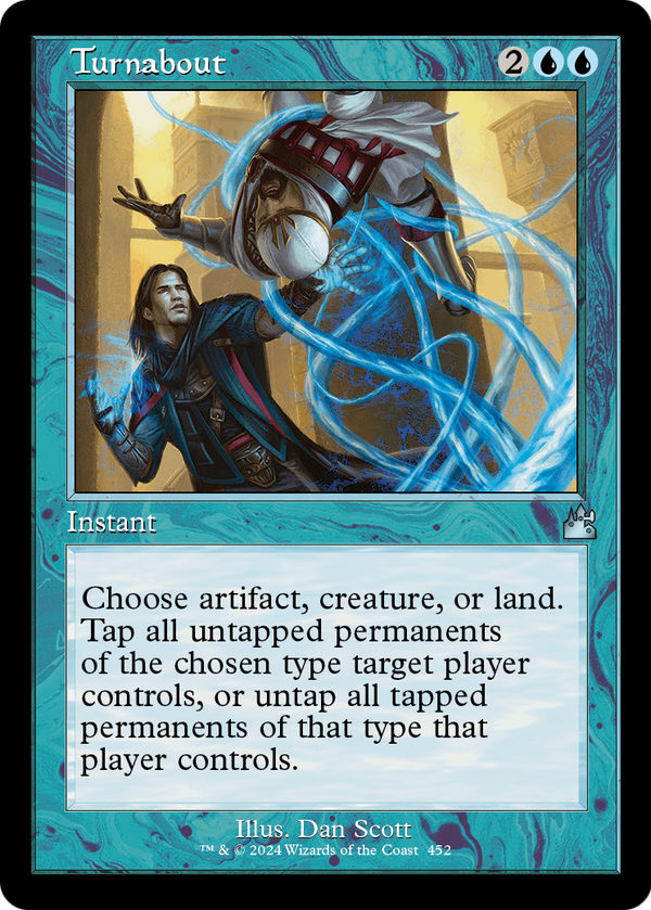 Turnabout (Retro Frame) (RVR-452) - Ravnica Remastered Foil
