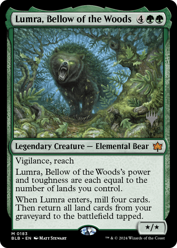 Lumra, Bellow of the Woods (PPBLB-183) - Bloomburrow Promos