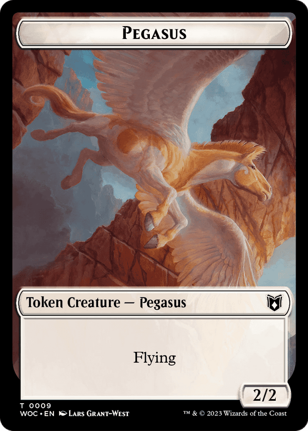 Pegasus (TWOC-009) - Wilds of Eldraine Commander Tokens Foil