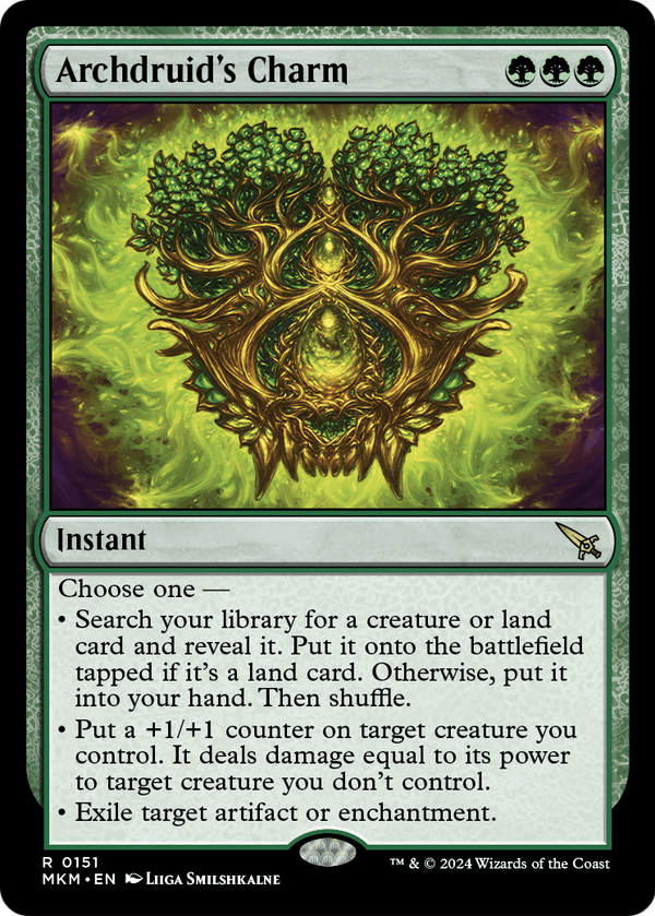 Archdruid's Charm (MKM-151) - Murders at Karlov Manor Foil