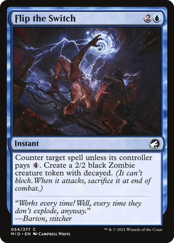 Flip the Switch (MID-054) - Innistrad: Midnight Hunt Foil